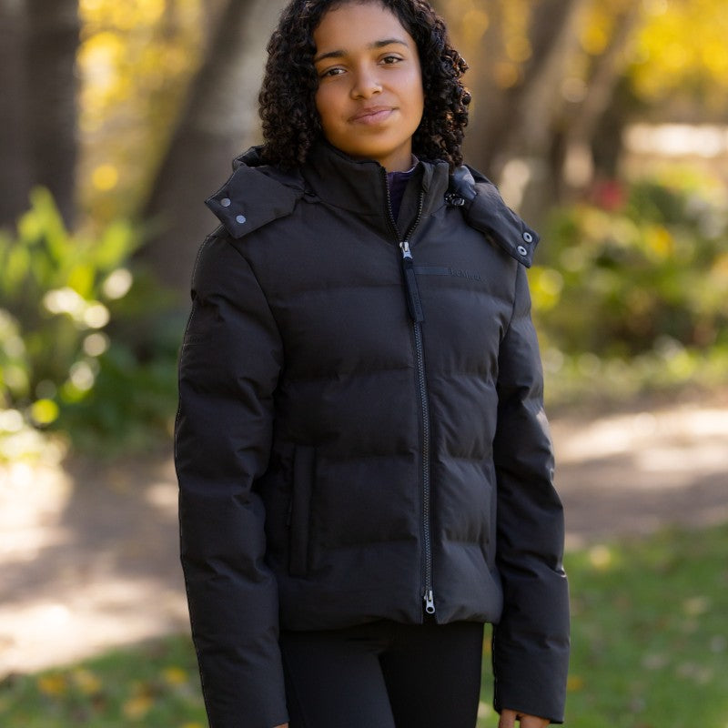 Lemieux - Kinder-Reitjacke wasserdicht Young Rider Daisy schwarz 