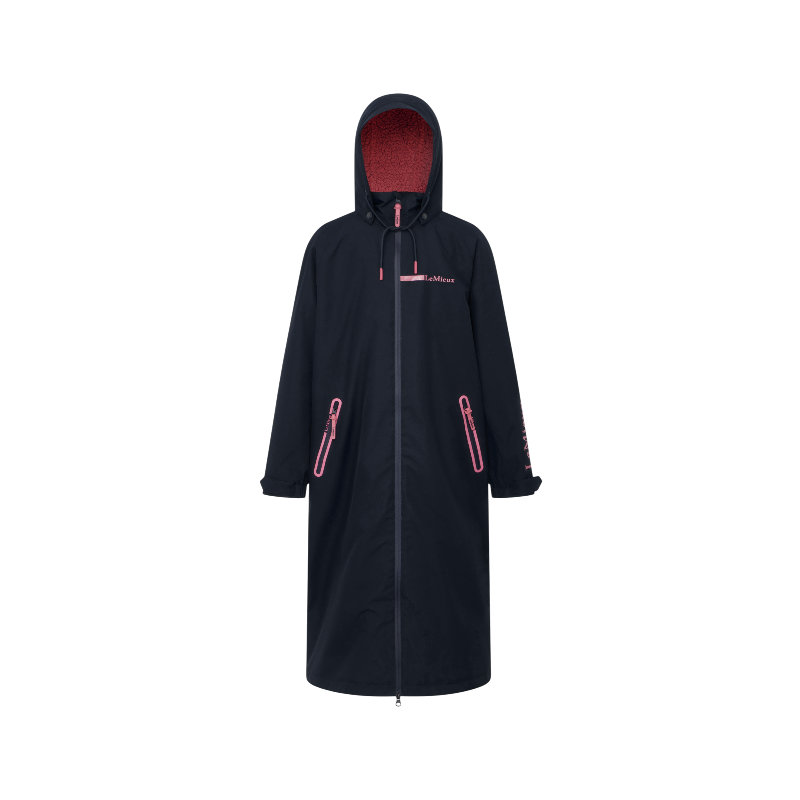 Lemieux - Manteau de pluie enfant HydroShield Junior Young Rider marine | - Ohlala