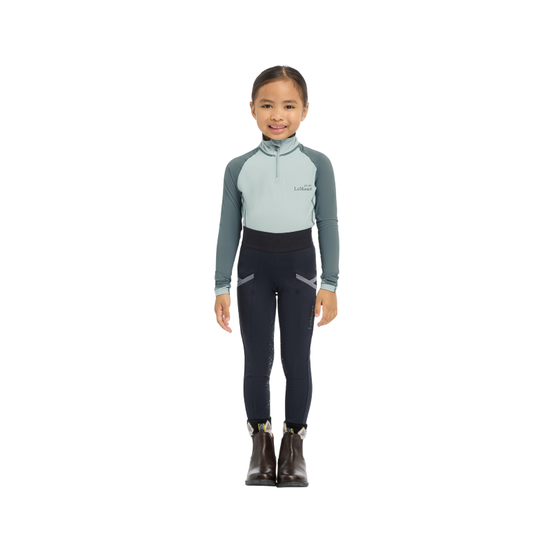 Lemieux - Pantalon d’équitation fille Mini marine | - Ohlala