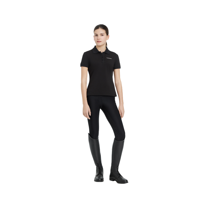Lemieux - Polo enfant Classique Junior Young Rider noir | - Ohlala