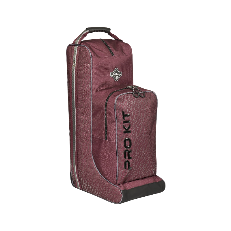 Lemieux - Elite Pro Kopfhörertasche und Stiefel in Bordeaux 