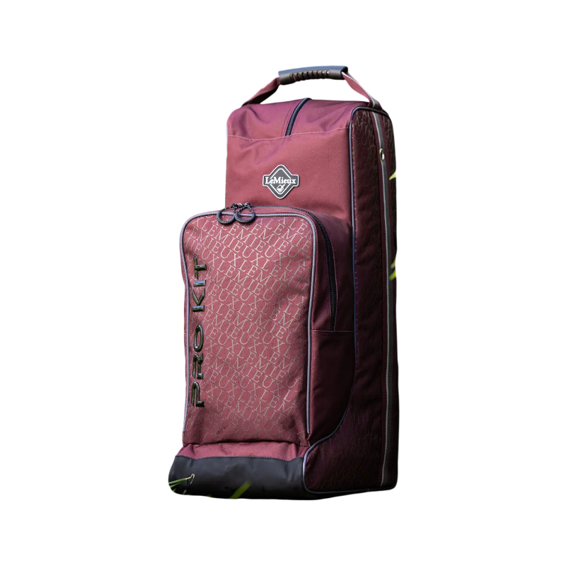 Lemieux - Elite Pro Kopfhörertasche und Stiefel in Bordeaux 