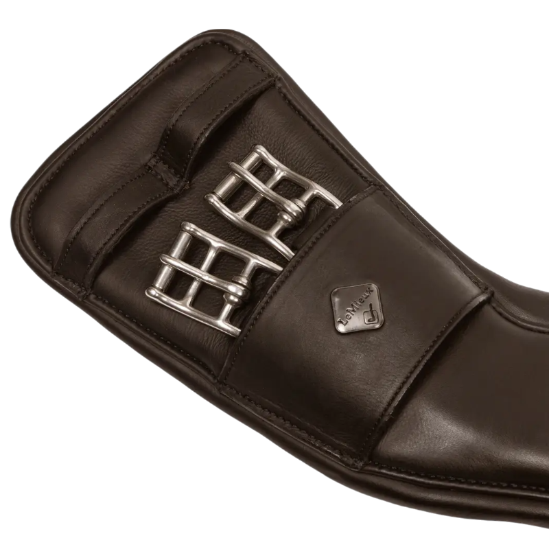 Lemieux - Sangle courte anatomique Gel-Tek marron