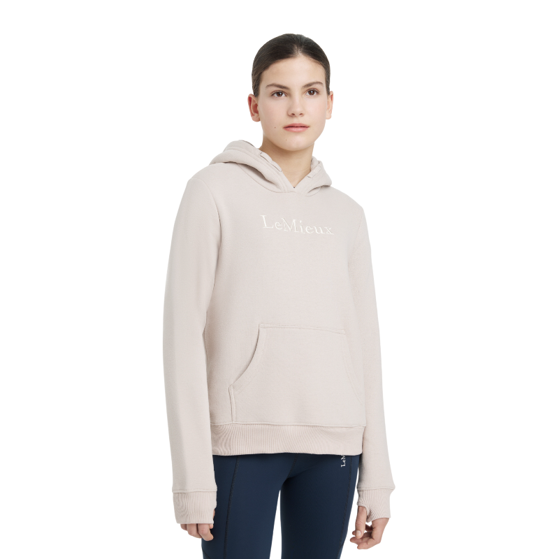 Lemieux - Sweat à capuche enfant Classique Junior Young Rider stone | - Ohlala