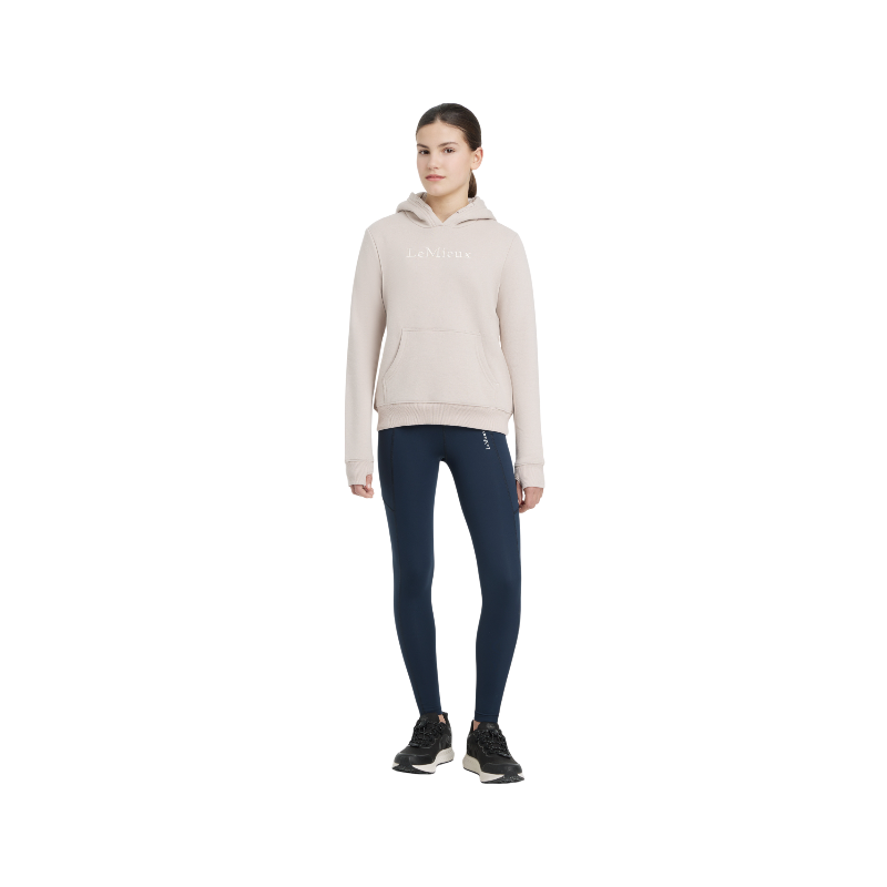 Lemieux - Sweat à capuche enfant Classique Junior Young Rider stone | - Ohlala
