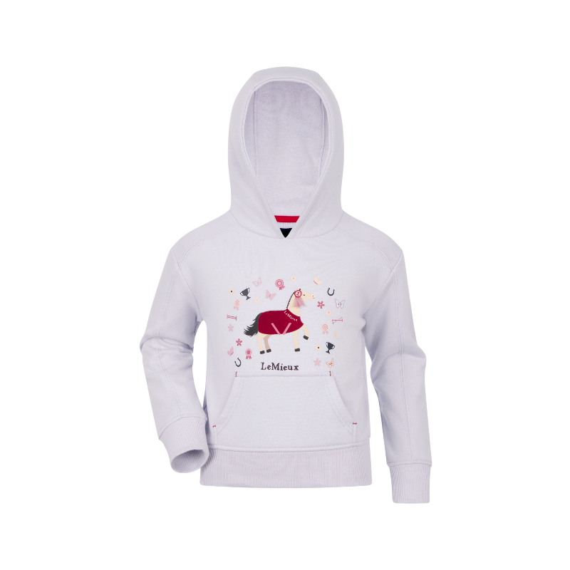 Lemieux - Sweat à capuche enfant Mini Romi lilac
