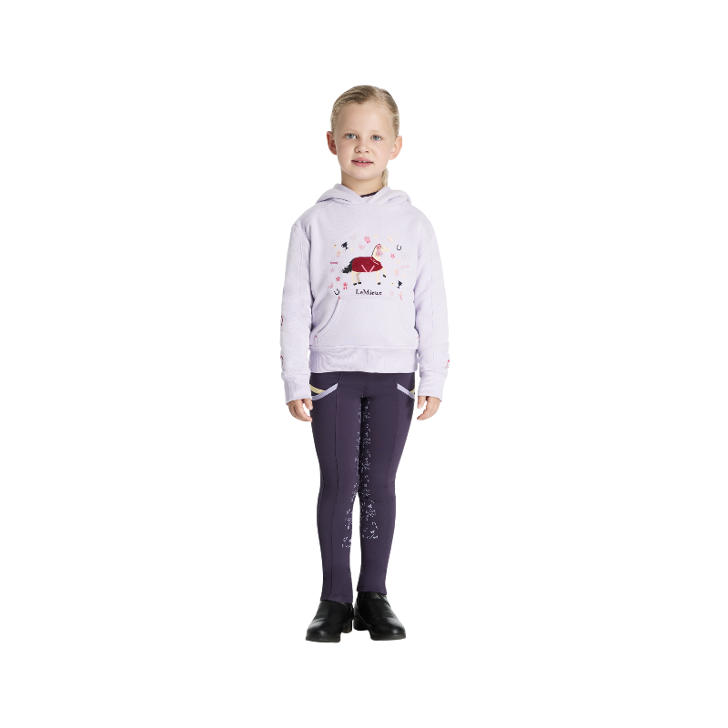 Lemieux - Sweat à capuche enfant Mini Romi lilac