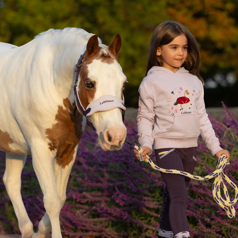 Lemieux - Sweat à capuche enfant Mini Romi lilac