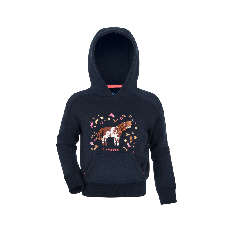 Lemieux - Sweat à capuche enfant Mini Romi marine