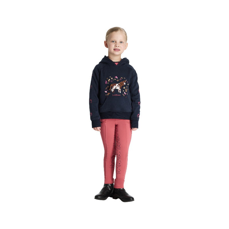 Lemieux - Sweat à capuche enfant Mini Romi marine