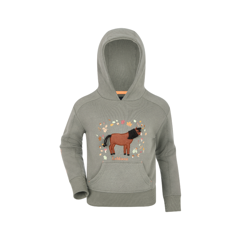 Lemieux - Sweat à capuche enfant Mini Romi rosemary
