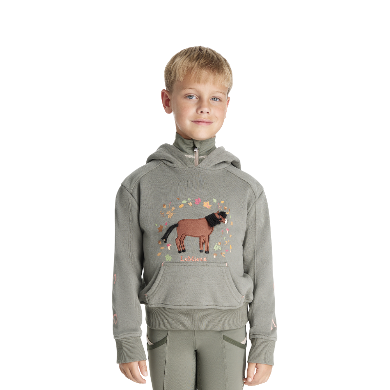 Lemieux - Sweat à capuche enfant Mini Romi rosemary