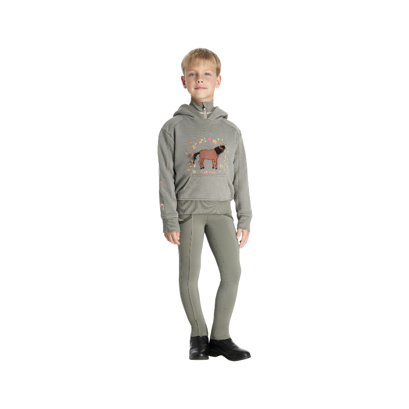Lemieux - Sweat à capuche enfant Mini Romi rosemary