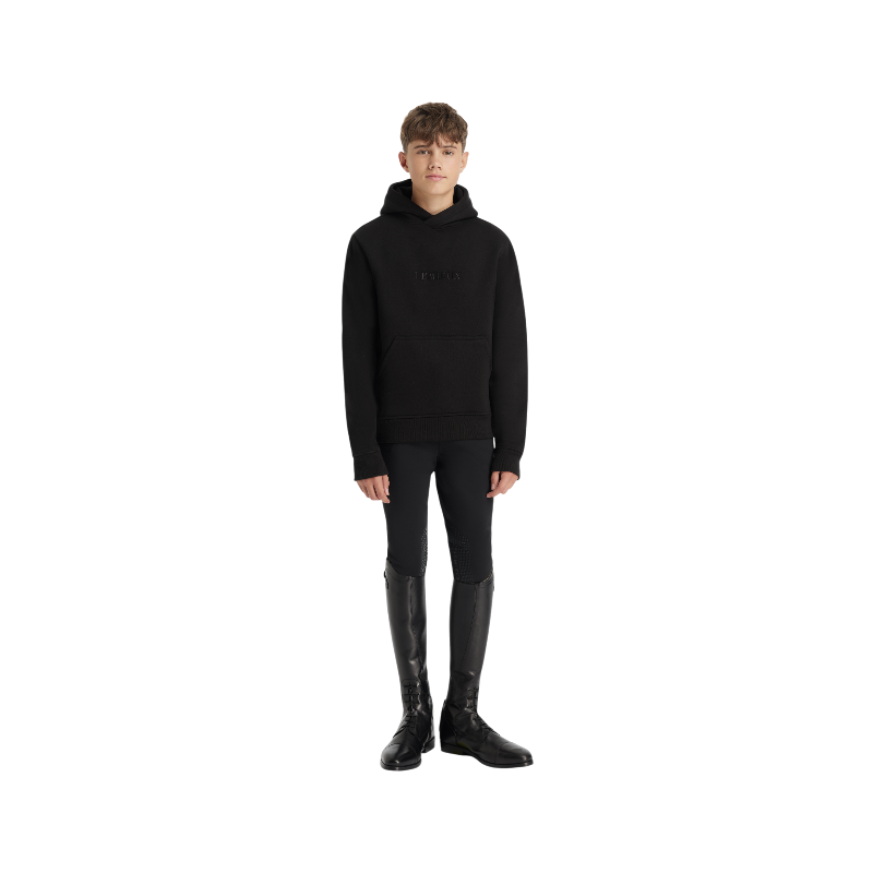 Lemieux - Sweat à capuche garçon Young Rider noir | - Ohlala