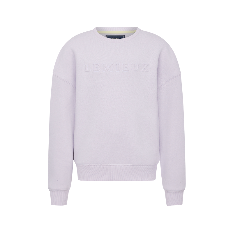 Lemieux - Sweat à col rond enfant Young Rider Carmen lilac