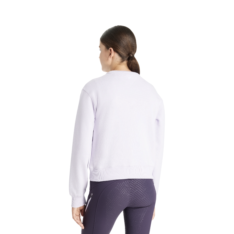 Lemieux - Sweat à col rond enfant Young Rider Carmen lilac
