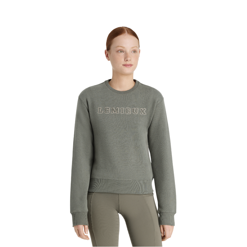 Lemieux - Sweat à col rond enfant Young Rider Carmen rosemary