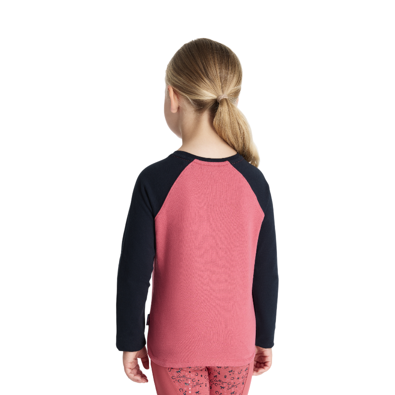 Lemieux - T-shirt manches longues enfant Chancer Mini Jamie cranberry