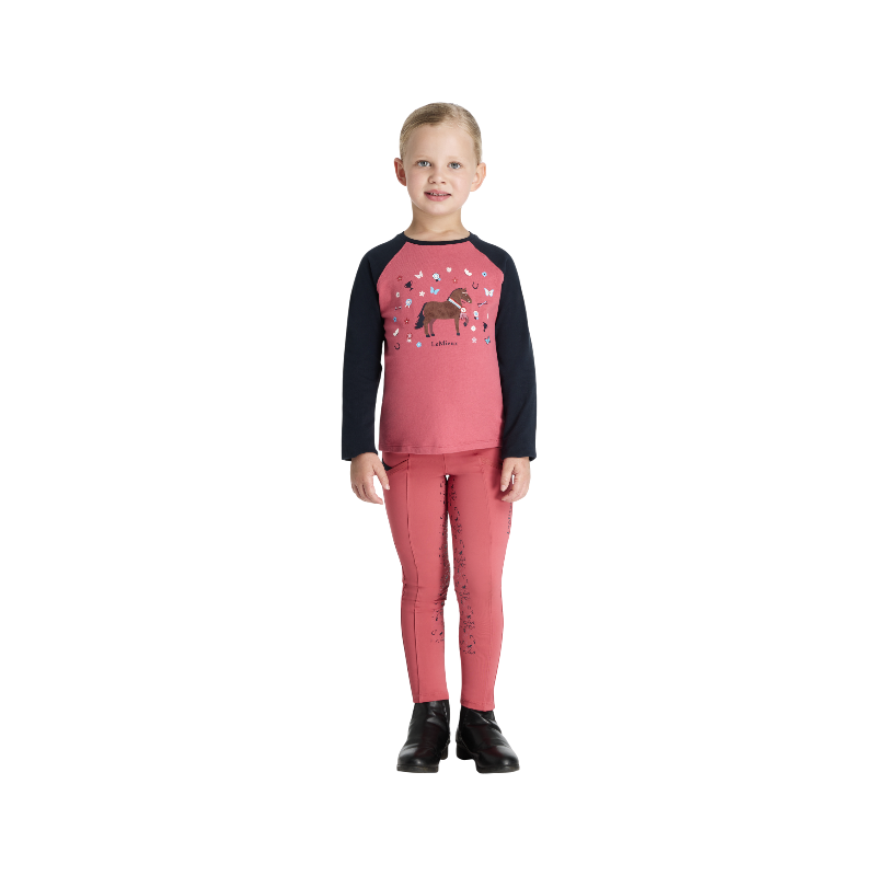 Lemieux - T-shirt manches longues enfant Chancer Mini Jamie cranberry