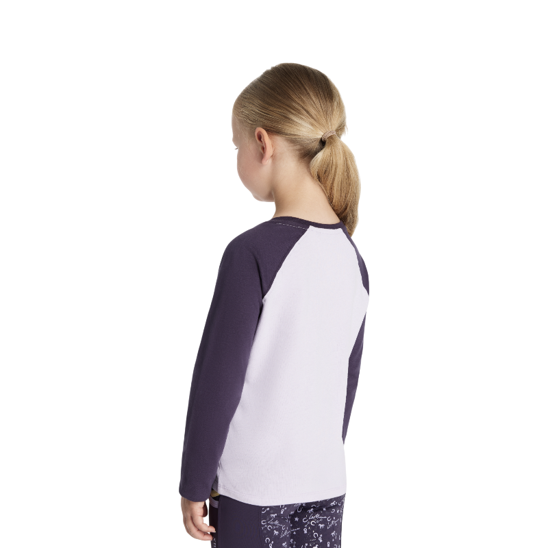 Lemieux - T-shirt manches longues enfant Lemon Mini Jamie lilac