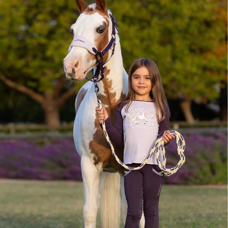 Lemieux - T-shirt manches longues enfant Lemon Mini Jamie lilac