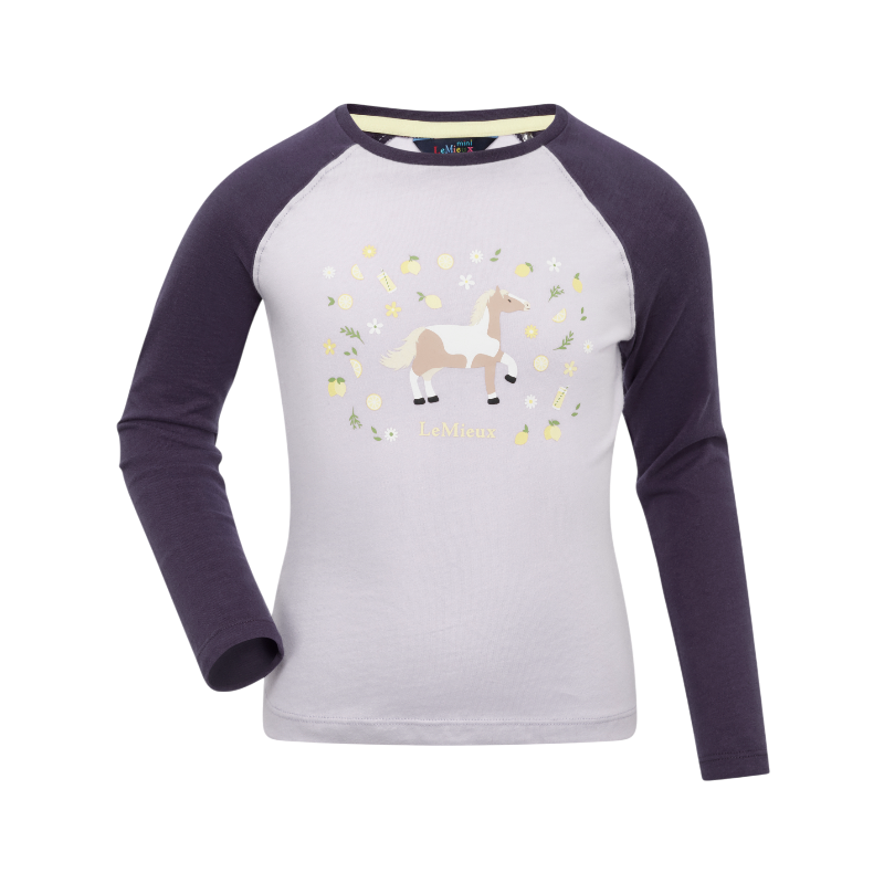 Lemieux - T-shirt manches longues enfant Lemon Mini Jamie lilac