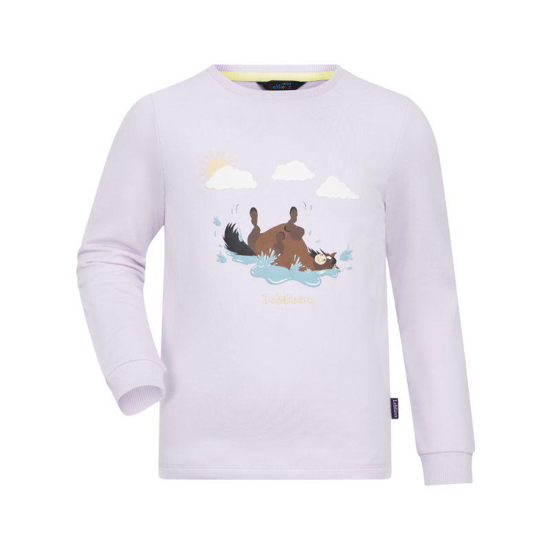 Lemieux - T-shirt manches longues enfant Mini Poppy lilac