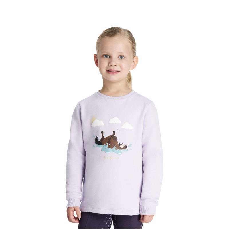 Lemieux - T-shirt manches longues enfant Mini Poppy lilac