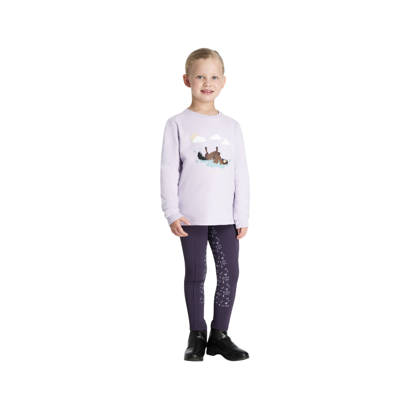 Lemieux - T-shirt manches longues enfant Mini Poppy lilac