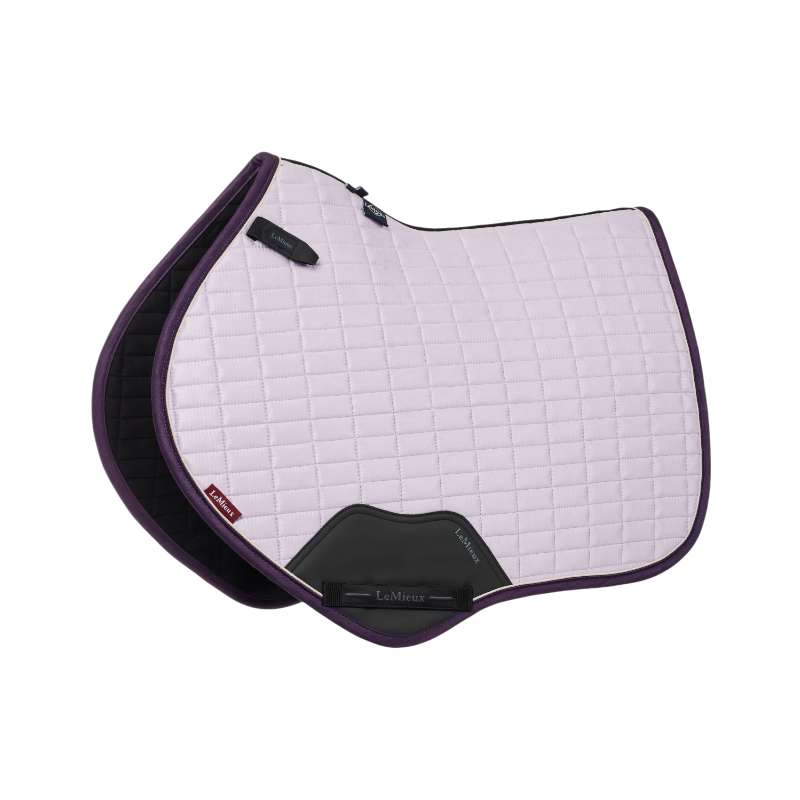 Lemieux - Tapis de selle Square en suédine lilac