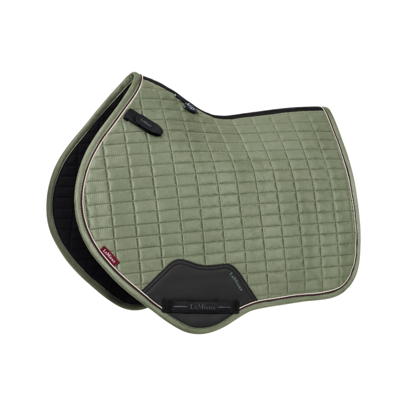 Lemieux - Tapis de selle Square en suédine rosemary