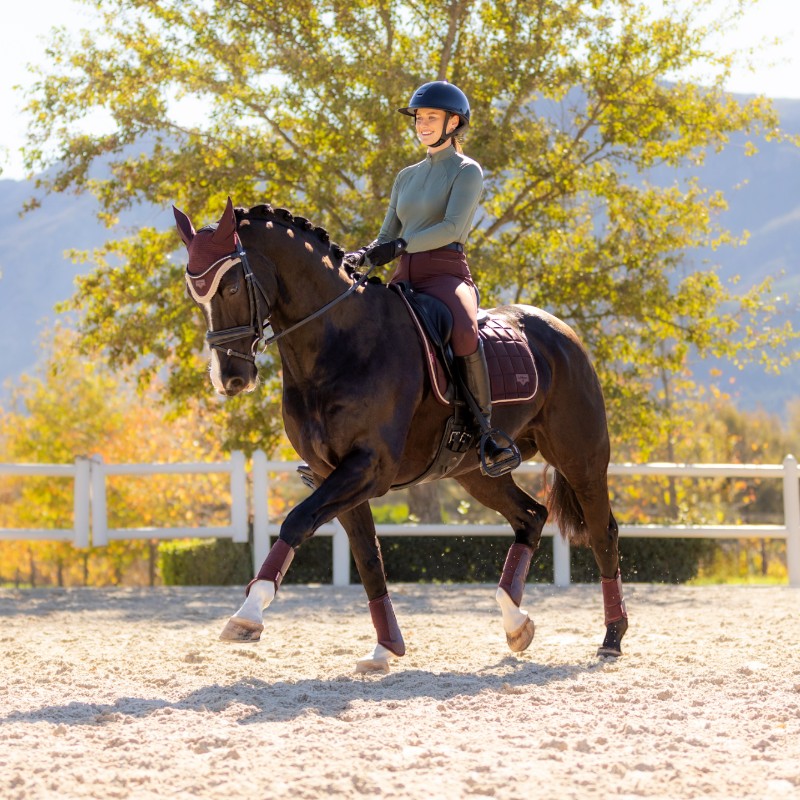 Lemieux - Tapis de dressage Square Loire Classic damson