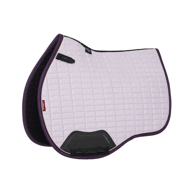 Lemieux - Mixte Square zadelpad in lila suede 