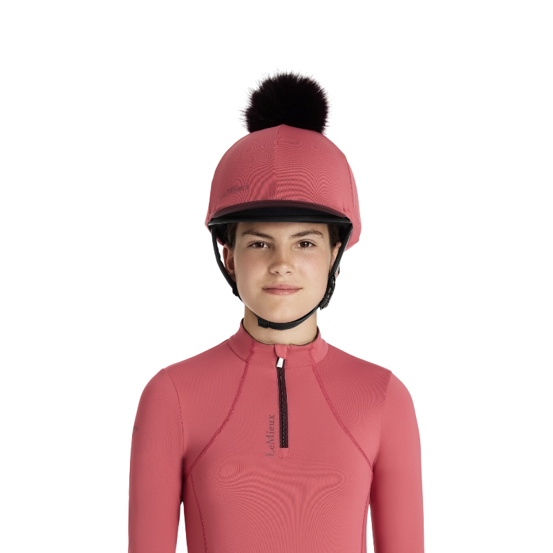 Lemieux - Toque de casque à pompon amovible Classique cranberry