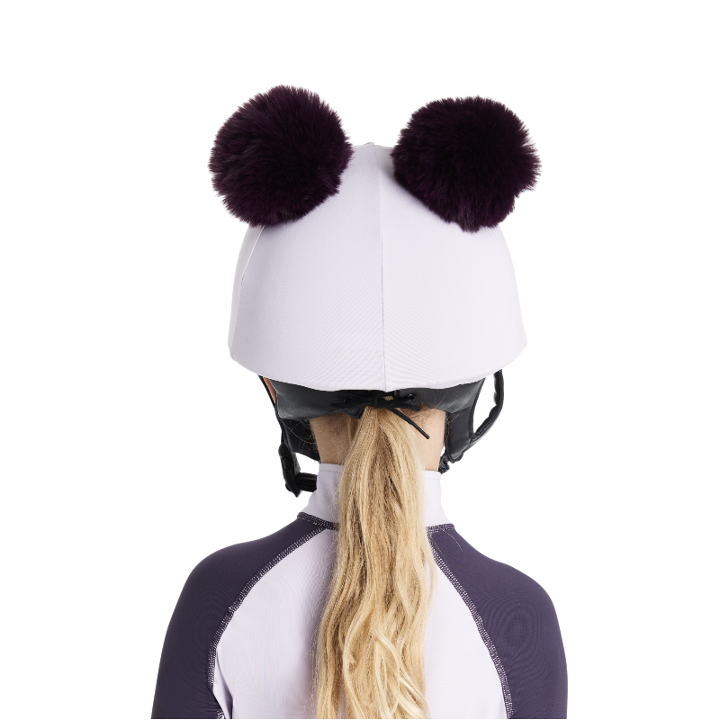 Lemieux - Toque de casque doubles pompons amovibles enfant Mini lilac | - Ohlala