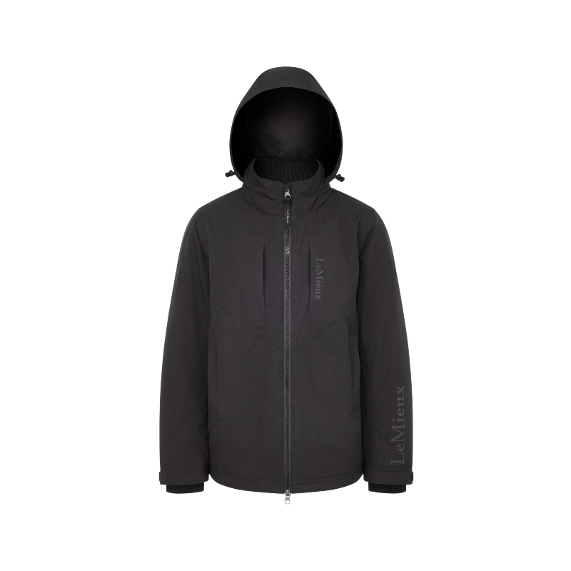 Lemieux - Waterproof equestrian jacket for boys Team Young Rider black 
