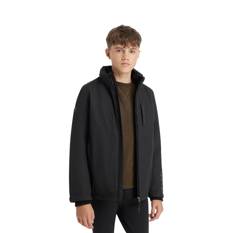 Lemieux - Waterproof equestrian jacket for boys Team Young Rider black 