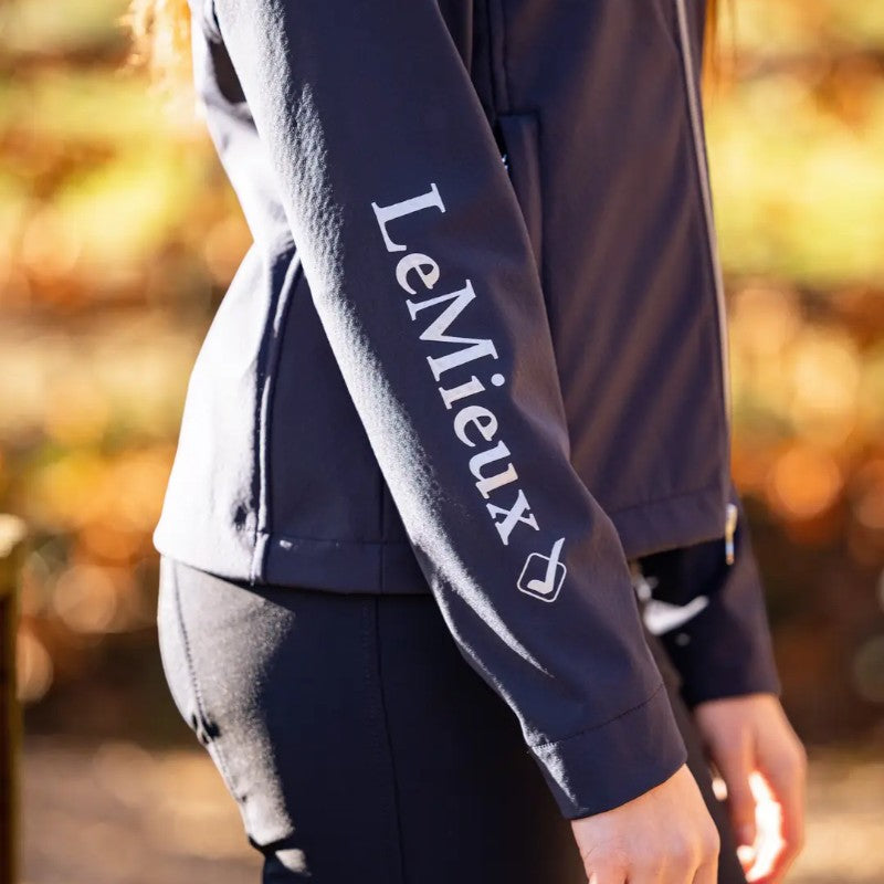 Lemieux - Juniorjacke mit langen Ärmeln Young Rider Elite Soft Shell marine 