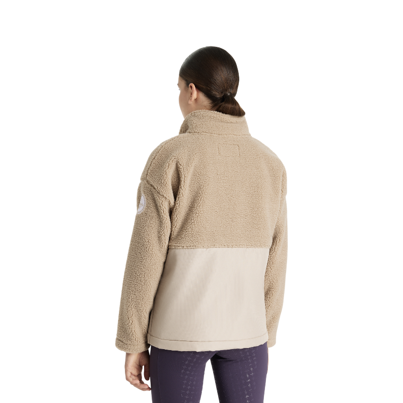 Lemieux - Veste polaire enfant Young rider Tammy Teddy almond