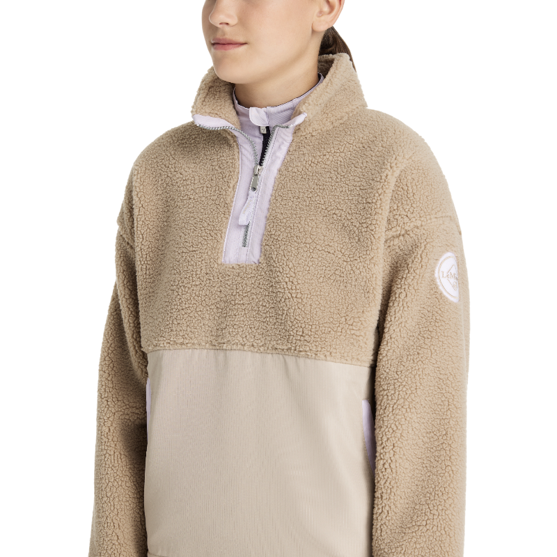 Lemieux - Veste polaire enfant Young rider Tammy Teddy almond