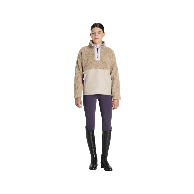 Lemieux - Veste polaire enfant Young rider Tammy Teddy almond