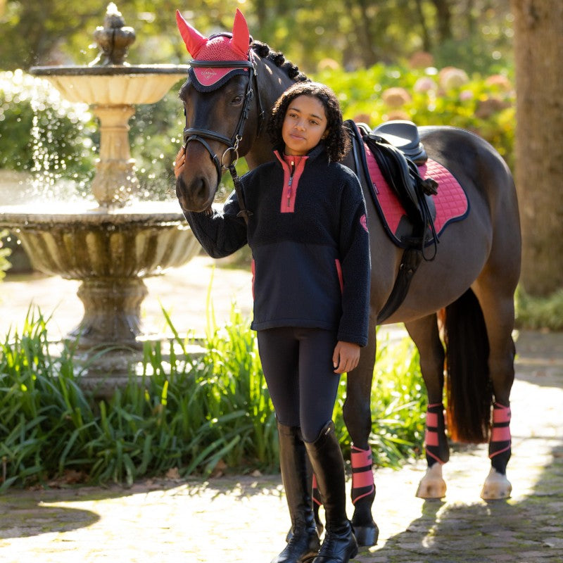 Lemieux - Veste polaire enfant Young rider Tammy Teddy marine