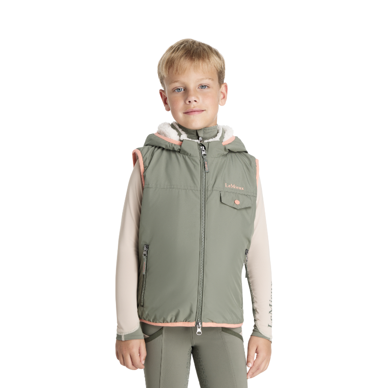 Lemieux - Veste sans manches enfant Mini George rosemary