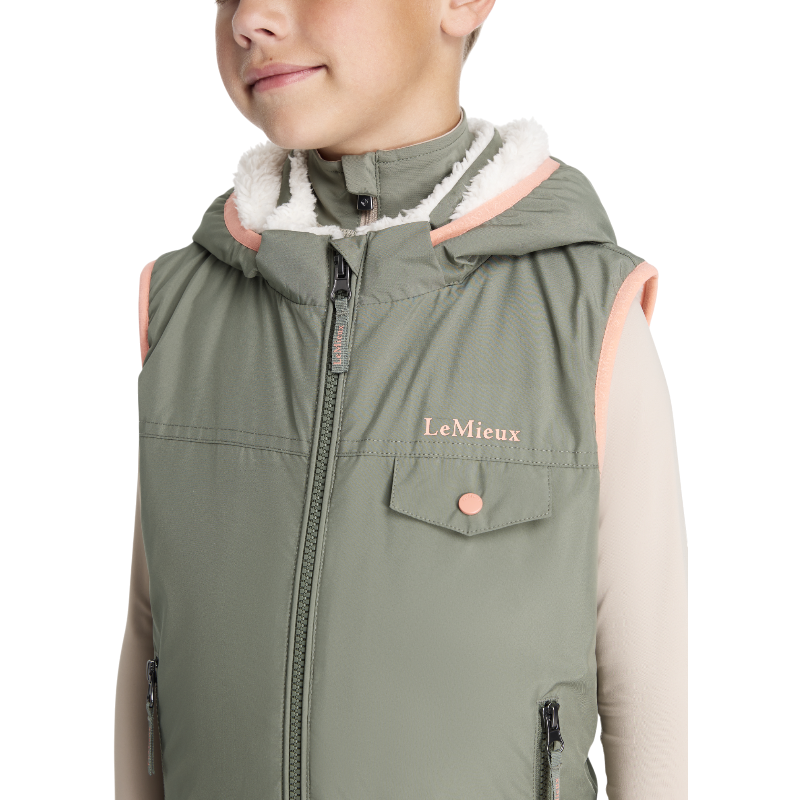 Lemieux - Veste sans manches enfant Mini George rosemary
