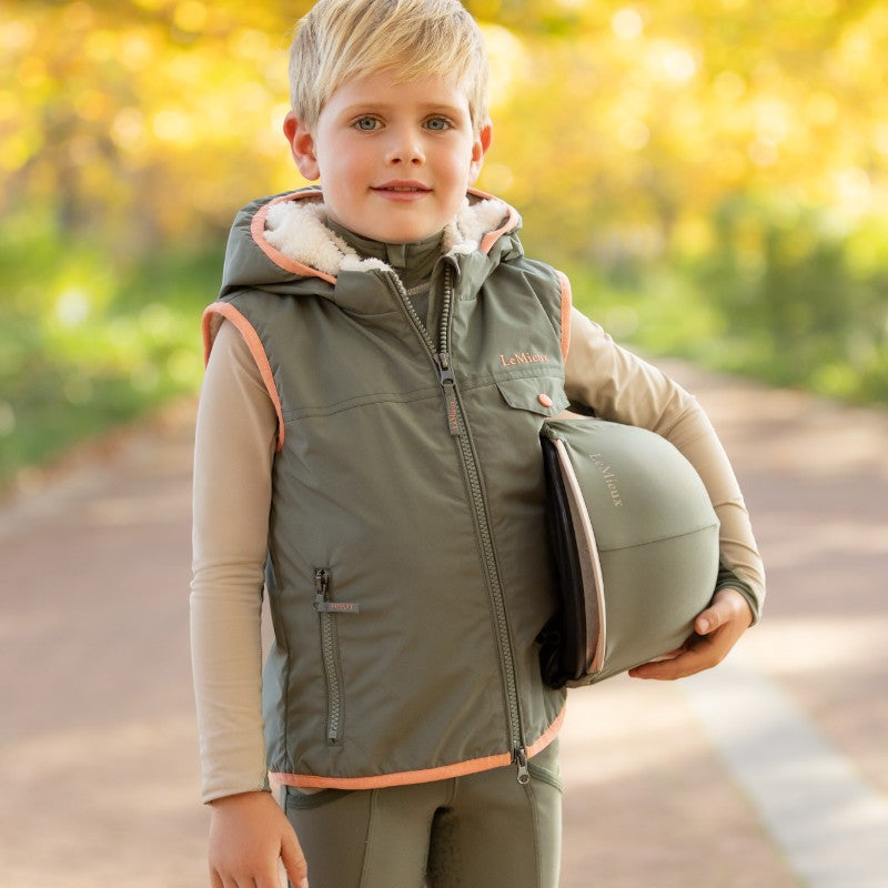 Lemieux - Veste sans manches enfant Mini George rosemary