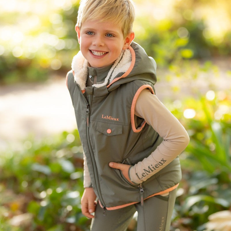 Lemieux - Veste sans manches enfant Mini George rosemary