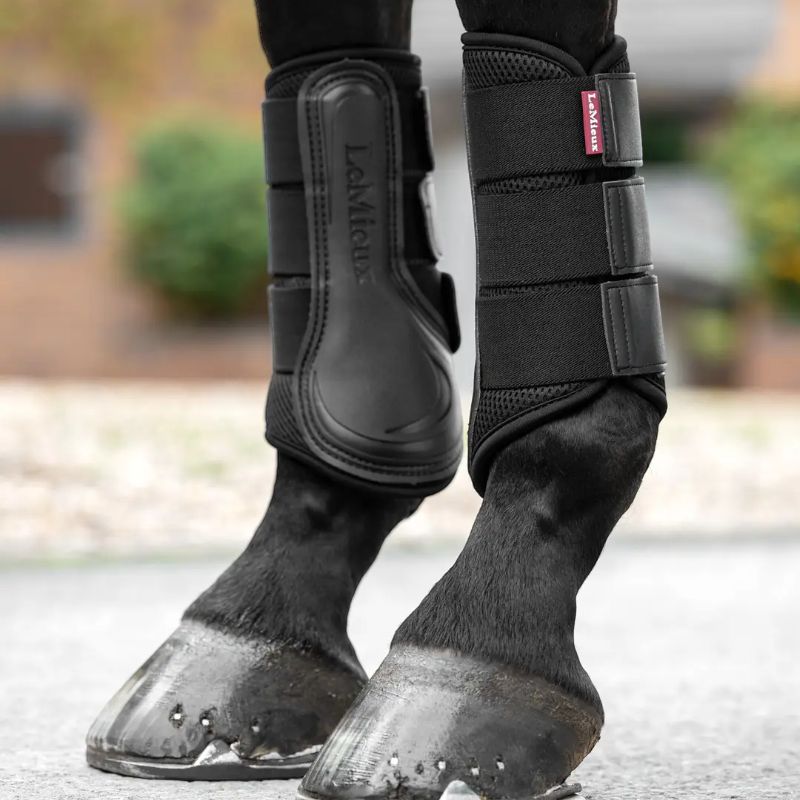 Lemieux - Zachte gesloten mesh schoenen zwart 
