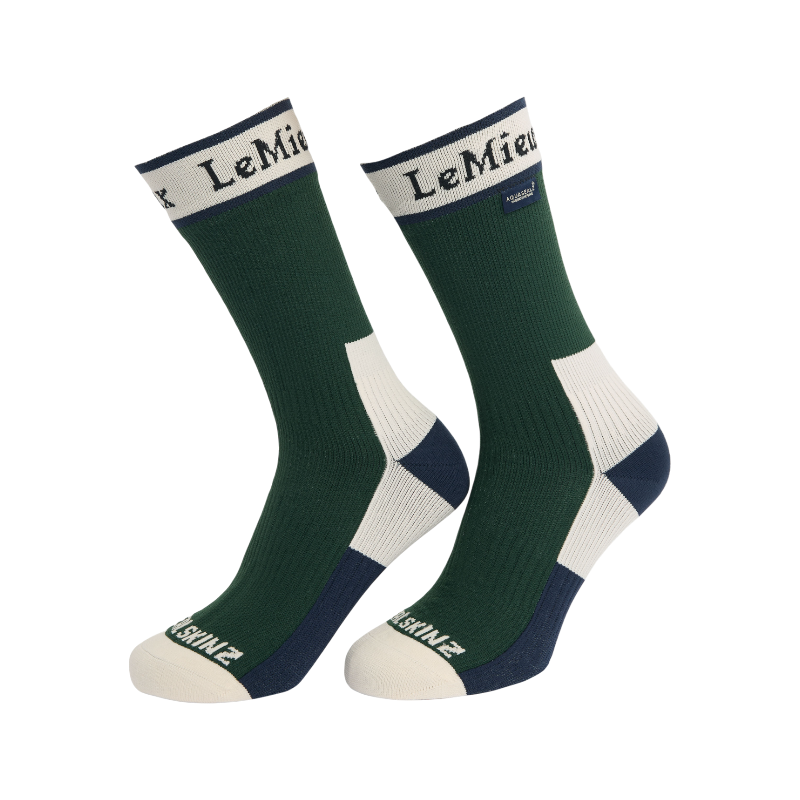 LeMieux - Chaussettes d'équitation imperméables Sealskinz vert