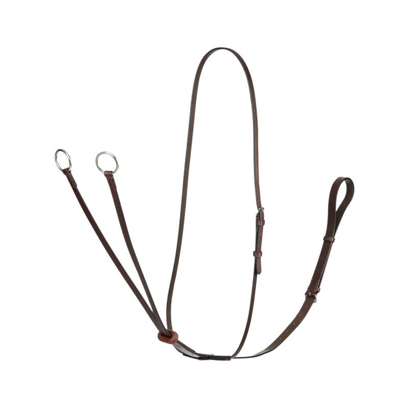 Lemieux - Martingale à anneaux Arika havane/ argent