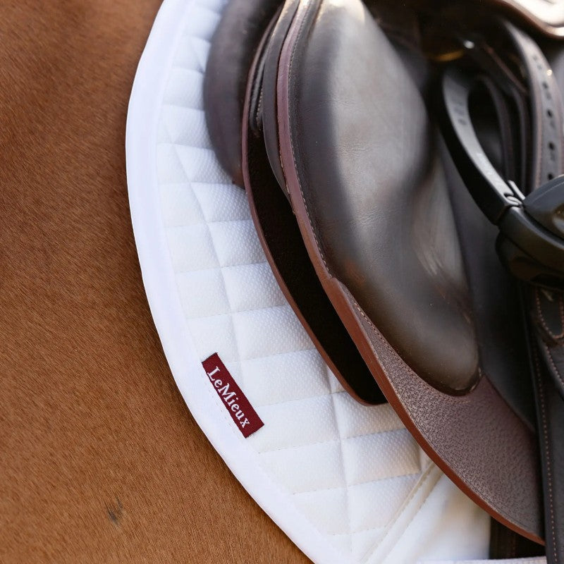 Lemieux - saddle pad Self-Cool Close Contact white shock absorber 